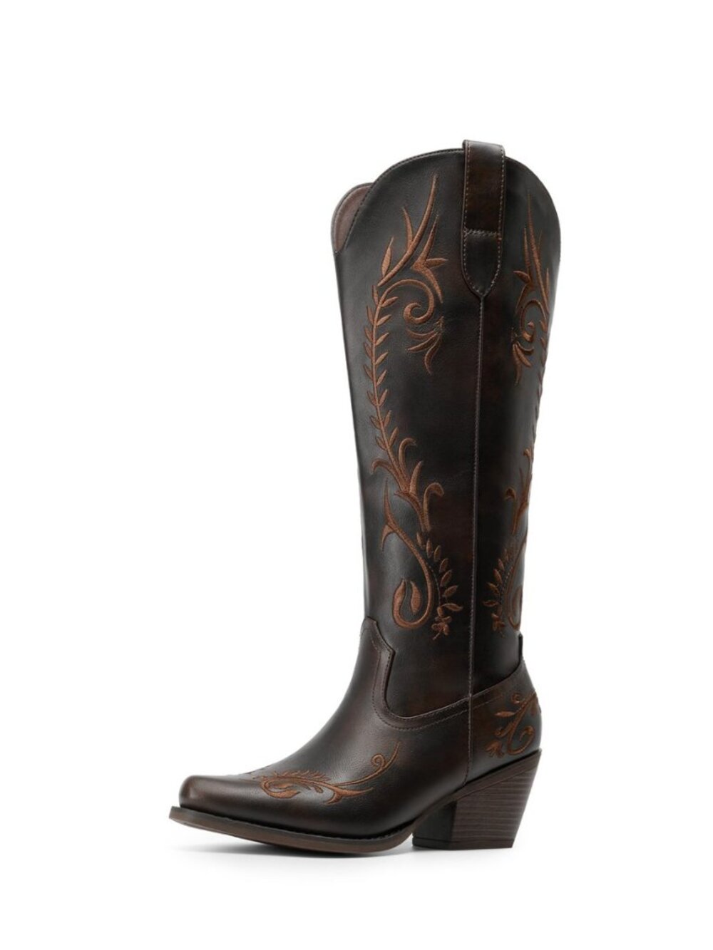 Womens Cowboy Cowgirl Knee High Boots